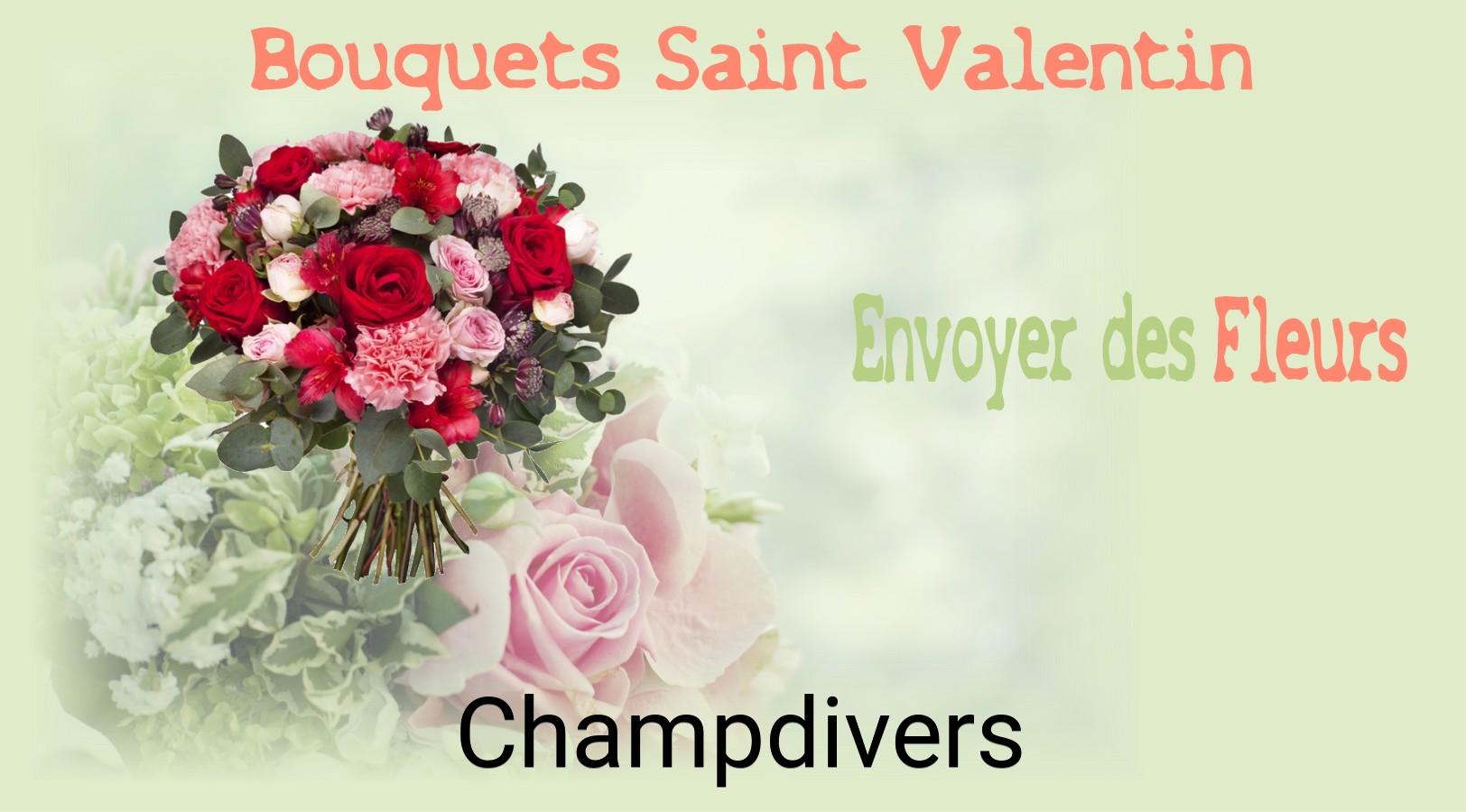 Roses de Saint-Valentin livrées à Champdivers